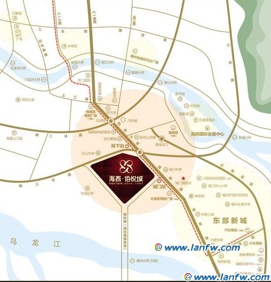 海西佰悦城位置图