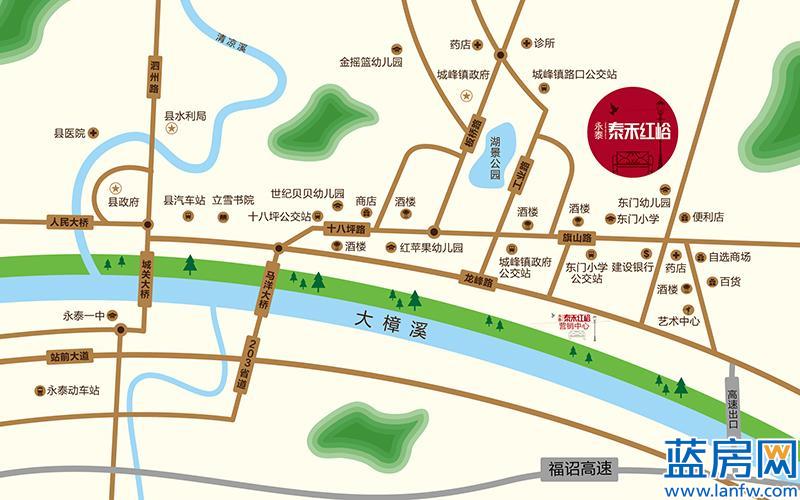泰禾红峪区位图