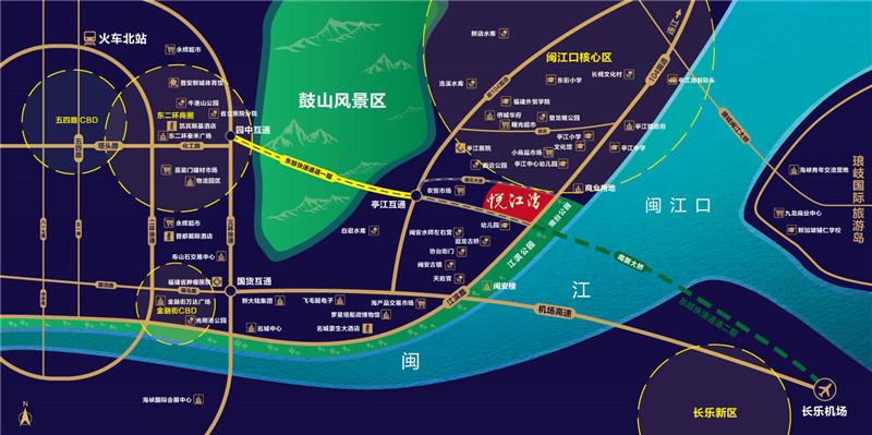 悦江湾位置图