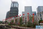 东二环泰禾广场2015年5月1日工程进度