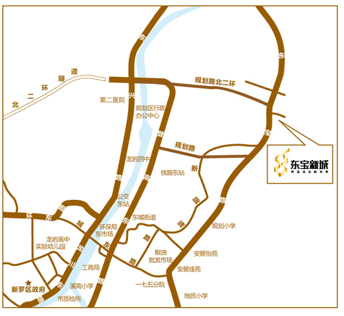 东宝新城位置图