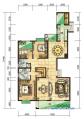 恒宝城市广场户型图:H建筑面积约193㎡：四房两厅两卫一厨