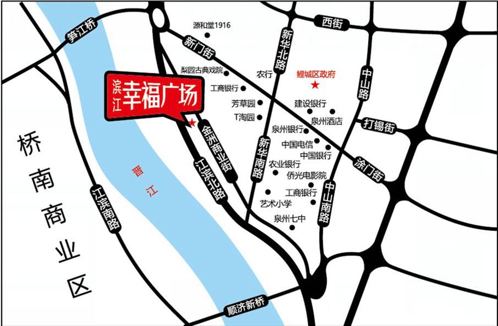 滨江幸福广场位置图