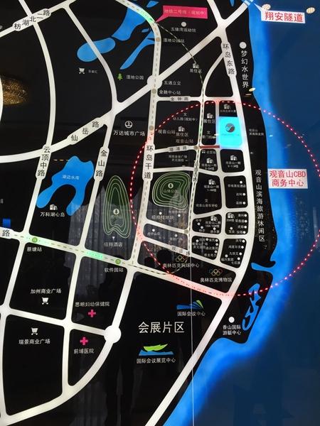 海峡明珠广场位置图
