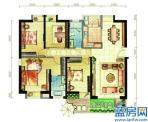 金帝中洲滨海城（和墅）户型图:166平4房2厅