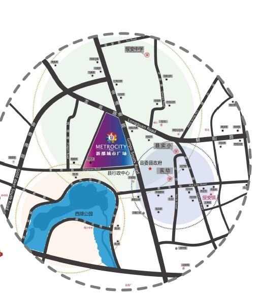 新都城市广场位置图