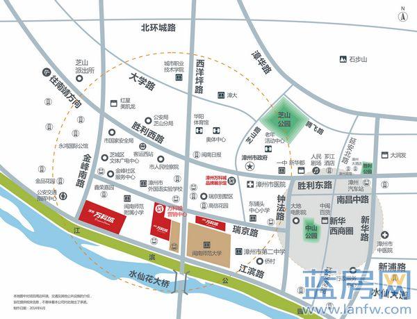 漳州万科城位置图